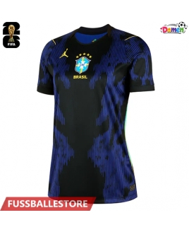 Günstige Brasilien Auswärtstrikot Damen WM 2026 Kurzarm